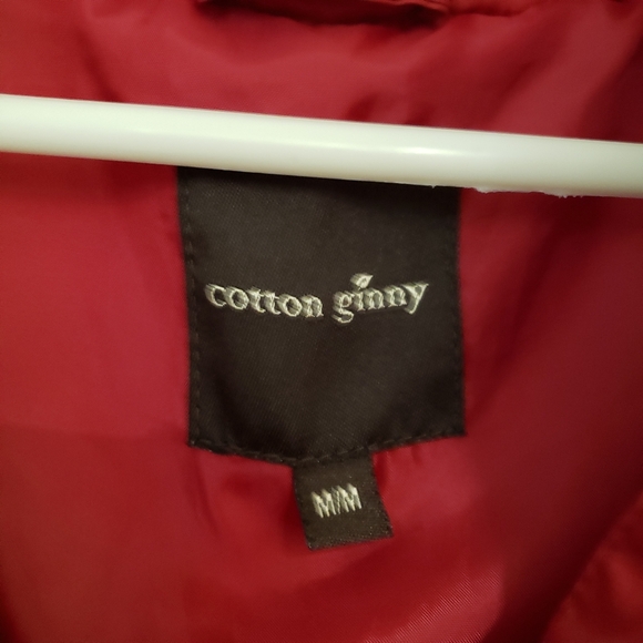 Cotton Ginny Red Puffy Vest - Picture 4 of 4
